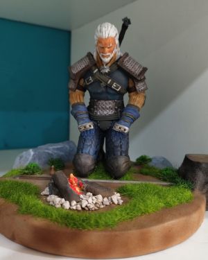 Diorama Geralt / The Witcher