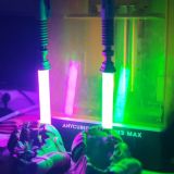 Sable Luke Skywalker con Base Casco Stormtrooper