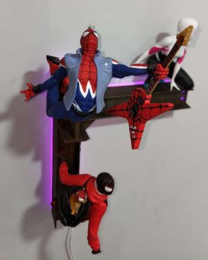 Diorama – lámpara Spiderverse