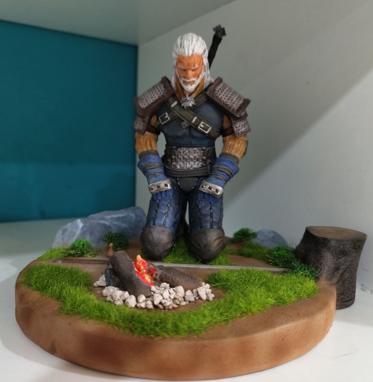 Diorama Geralt / The Witcher