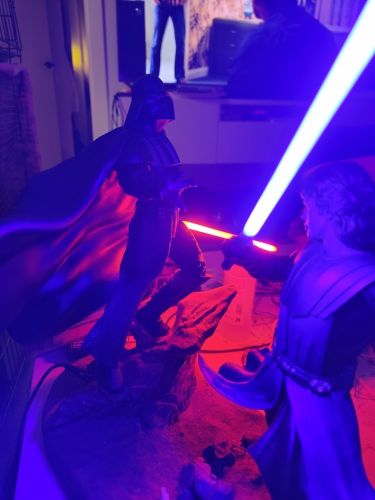 Diorama de Vader vs Anakin